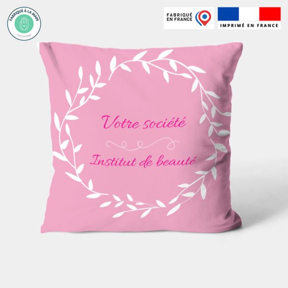 Coussin personnalisé 45 cm institut