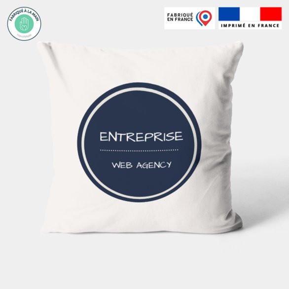 Coussin personnalisé 45 cm agence