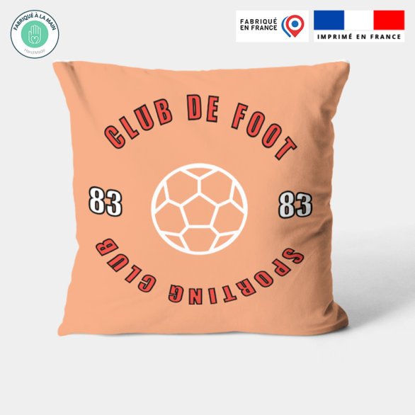 Coussin personnalisé 45 cm sport