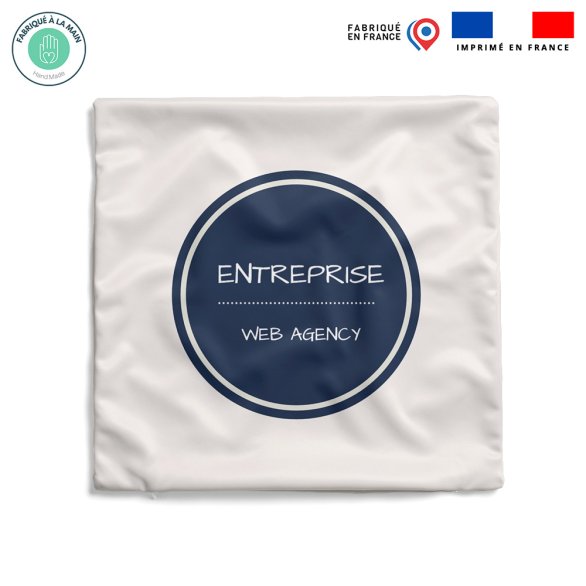 Housse coussin personnalisé 45 cm - Agence
