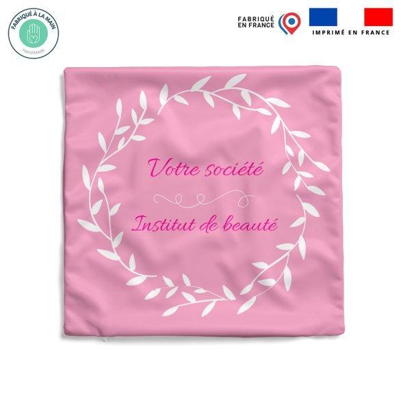 Housse coussin personnalisé 45 cm - Institut