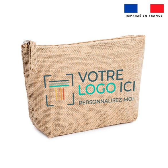 Trousse personnalisée - 100% jute