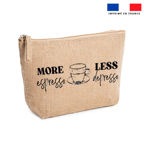 Trousse personnalisée - 100% jute