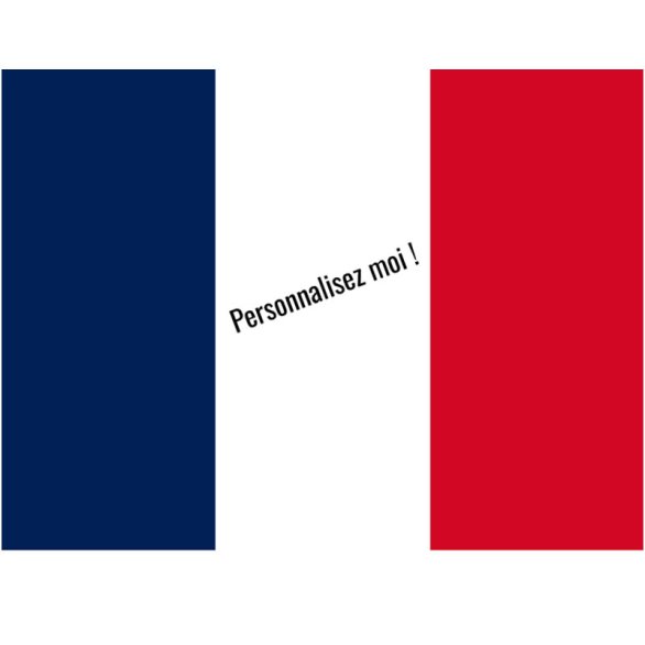 drapeau français personnalisé