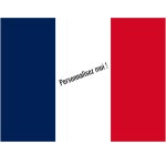 Panneau pour drapeau français personnalisé 210x140cm - Rugby