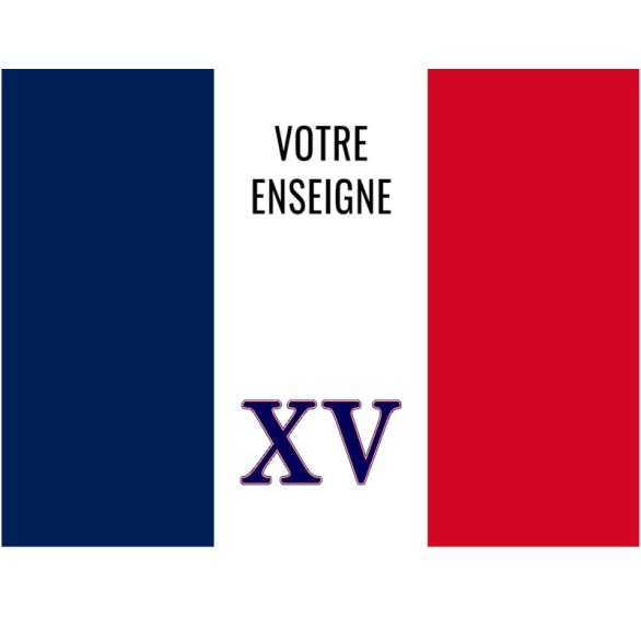 drapeau français personnalisé