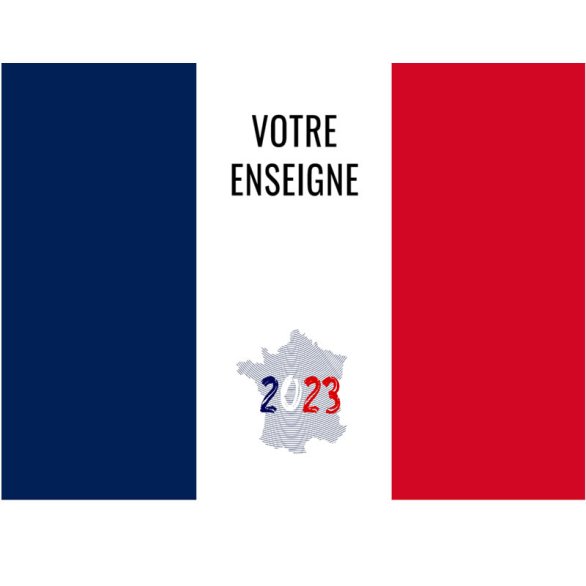 drapeau français personnalisé