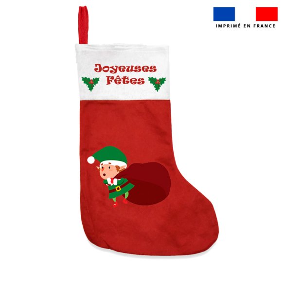 Chaussette de Noel Personnalisée