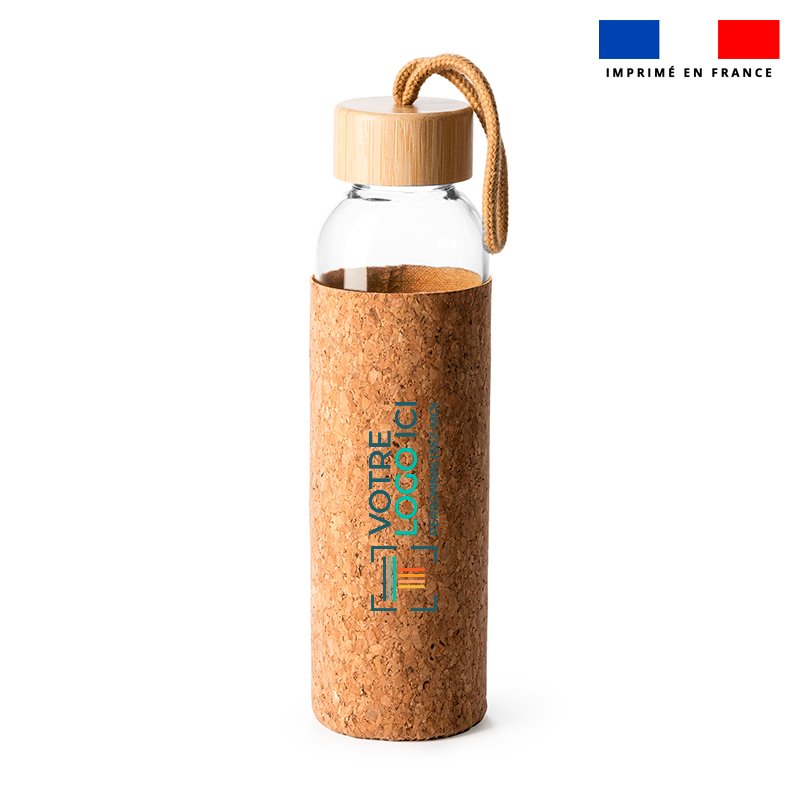 Ferenando 22 Pcs Petite Fiole En Verre Avec Bouchon Liege, 40ml Petite Bouteilles En Verre Avec Étiquette & Pendentif, Mini Bouteille Pour Contenant