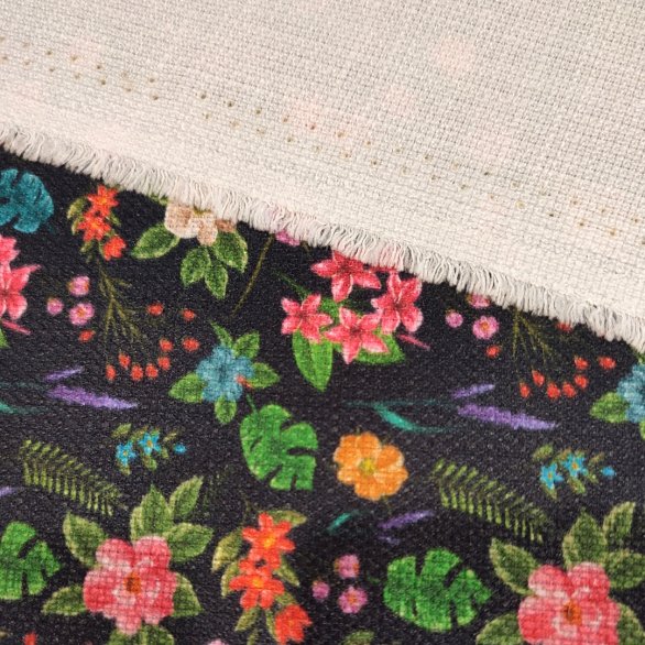Tissu aspect lin 220gr/m² - Impression personnalisée