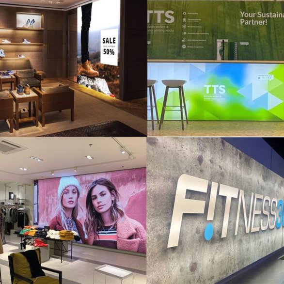 Toile rétro éclairée non feu 190gr/m² - Impression personnalisée