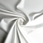 Tissu microfibre uni blanc