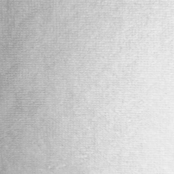 Tissu micro éponge bambou uni blanc