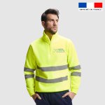 Sweat personnalisé haute visibilité