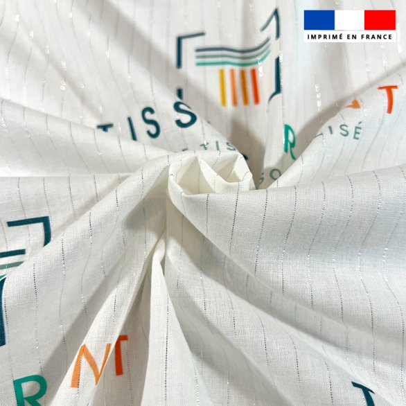 Popline Lurex 135 GR / m² - Stampa personalizzata