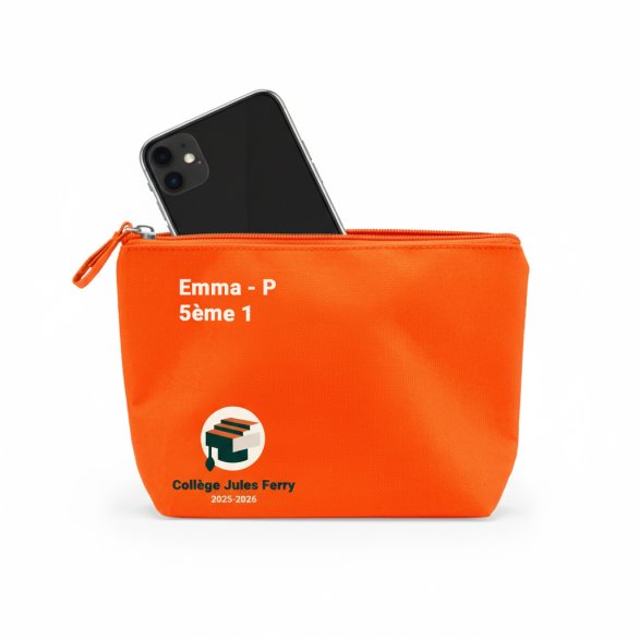 pochette téléphone personnalisée
