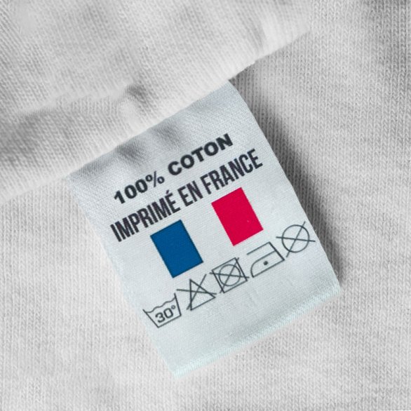 Confezione da 100 etichette personalizzate 25x70 mm - Bianco e nero