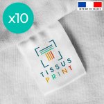 Lot x10 Etiquettes personnalisées 38x95mm - Couleurs