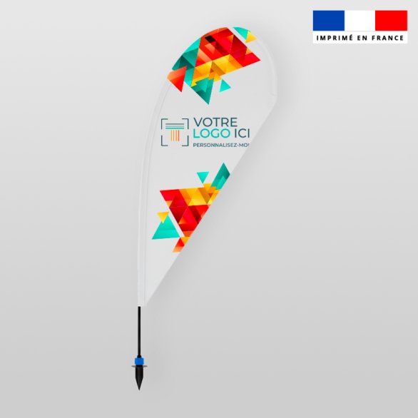 Beach flag personnalisé