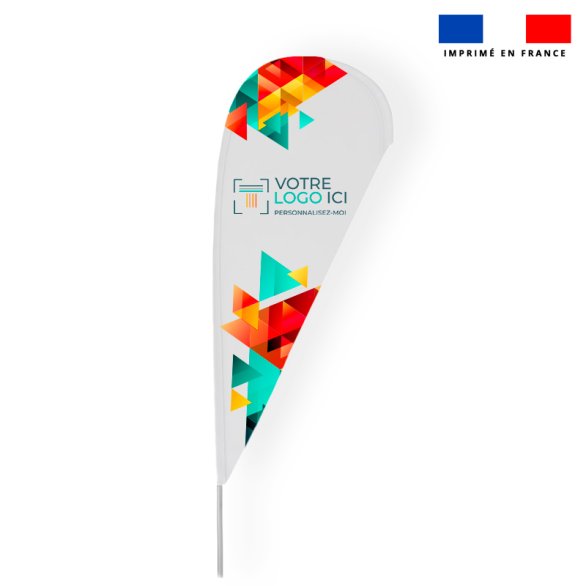 Beach flag en aluminium personnalisé