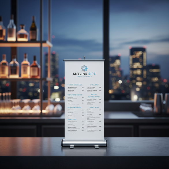 Mini roll-up personalizzato