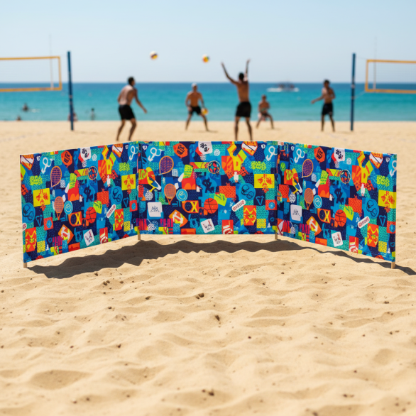 Personalisierter Strandschirm