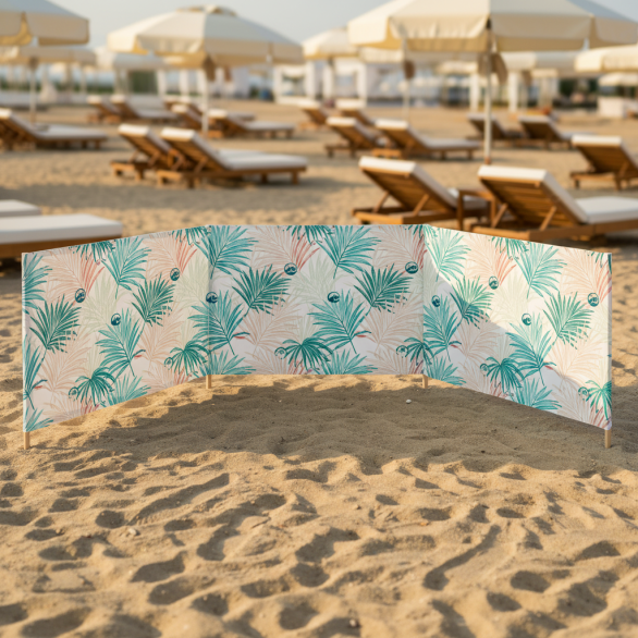 Gepersonaliseerd strandscherm