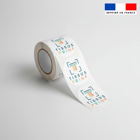 Sticker autocollant personnalisé - Rond