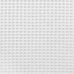 Tissu nid d'abeille uni blanc