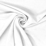 Plain white scuba fabric