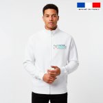 Sweat zippé personnalisé