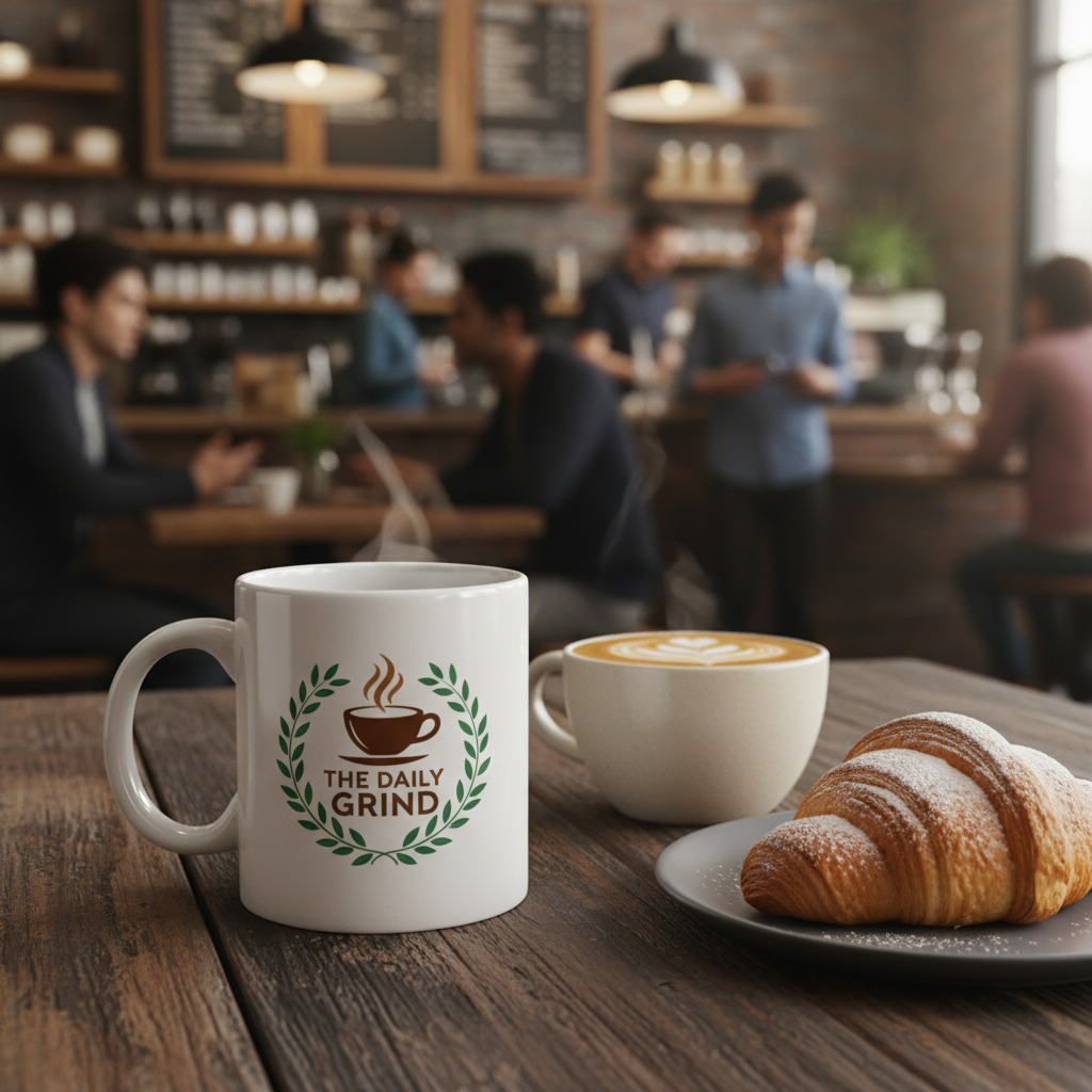 mug personnalis&eacute; logo caf&eacute;