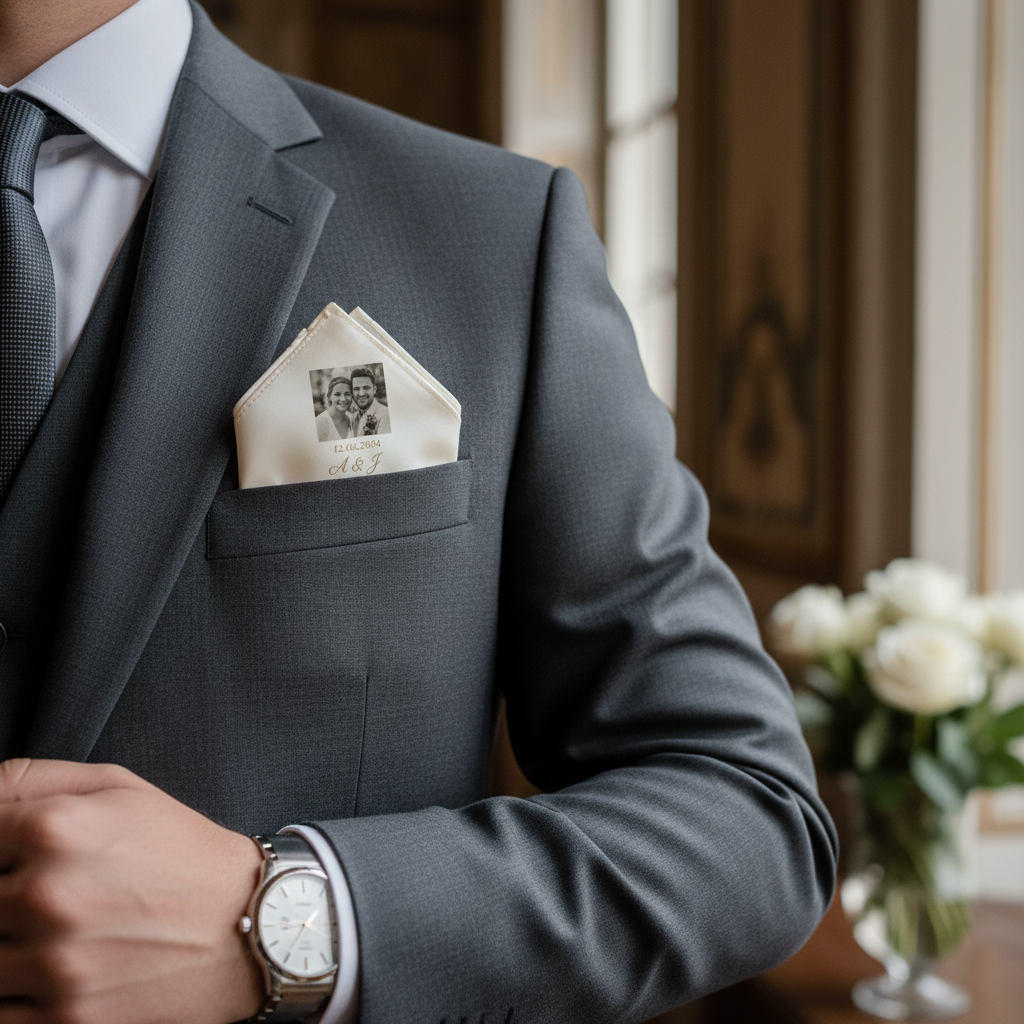 bolsillo de traje de boda