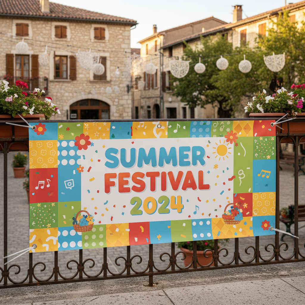 bache personnalis&eacute;e festival