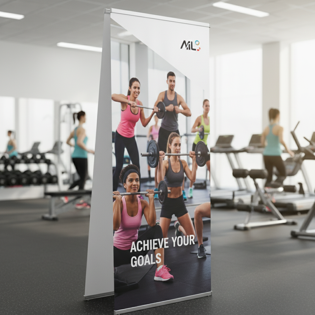 L banner double face sport