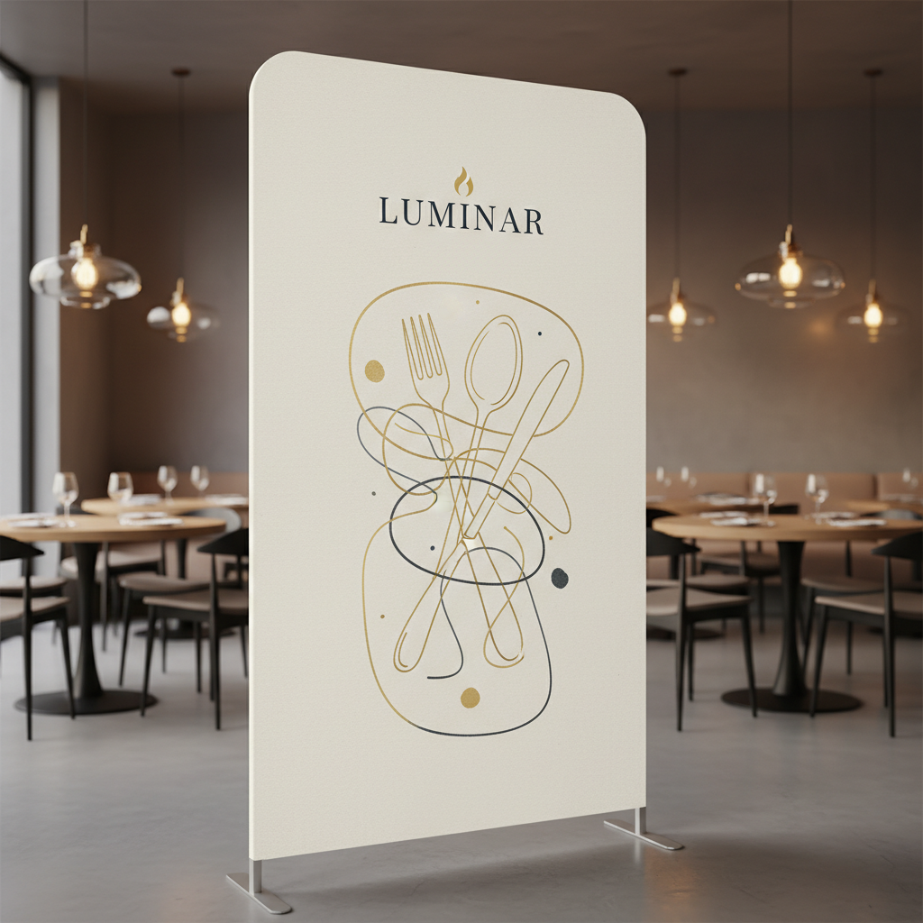 Mur d'image restaurant