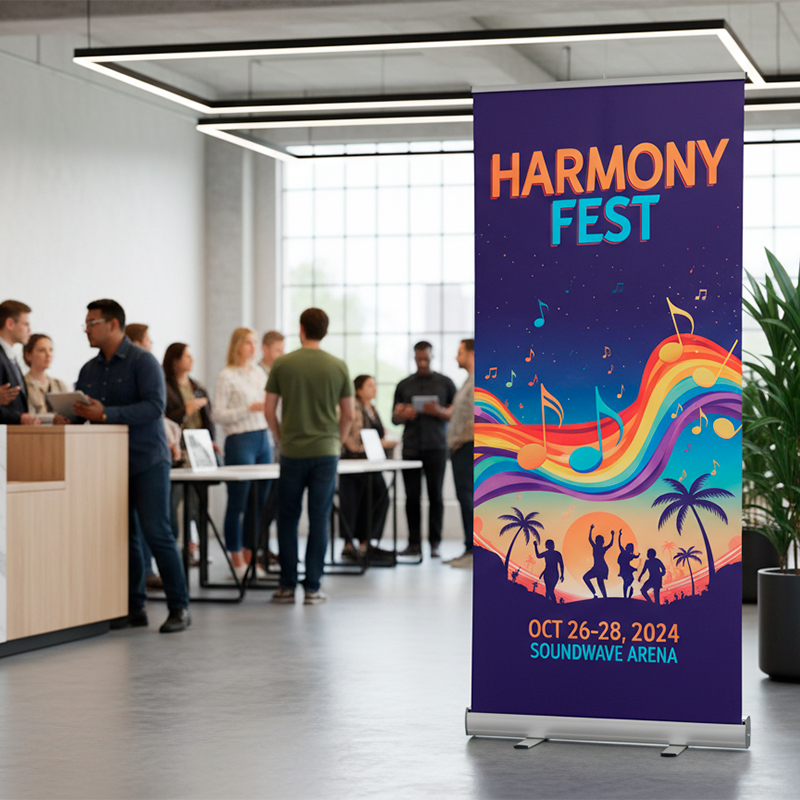 affiche murale personnalisée pour événement