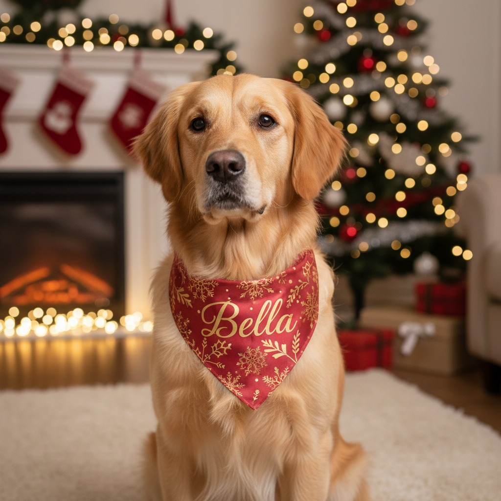 bandana personnalise chien
