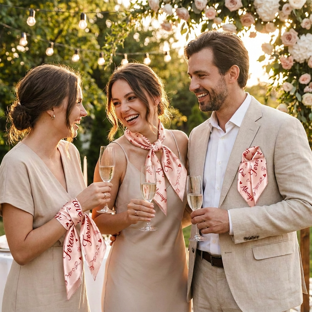 benutzerdefinierte Hochzeitsschal
