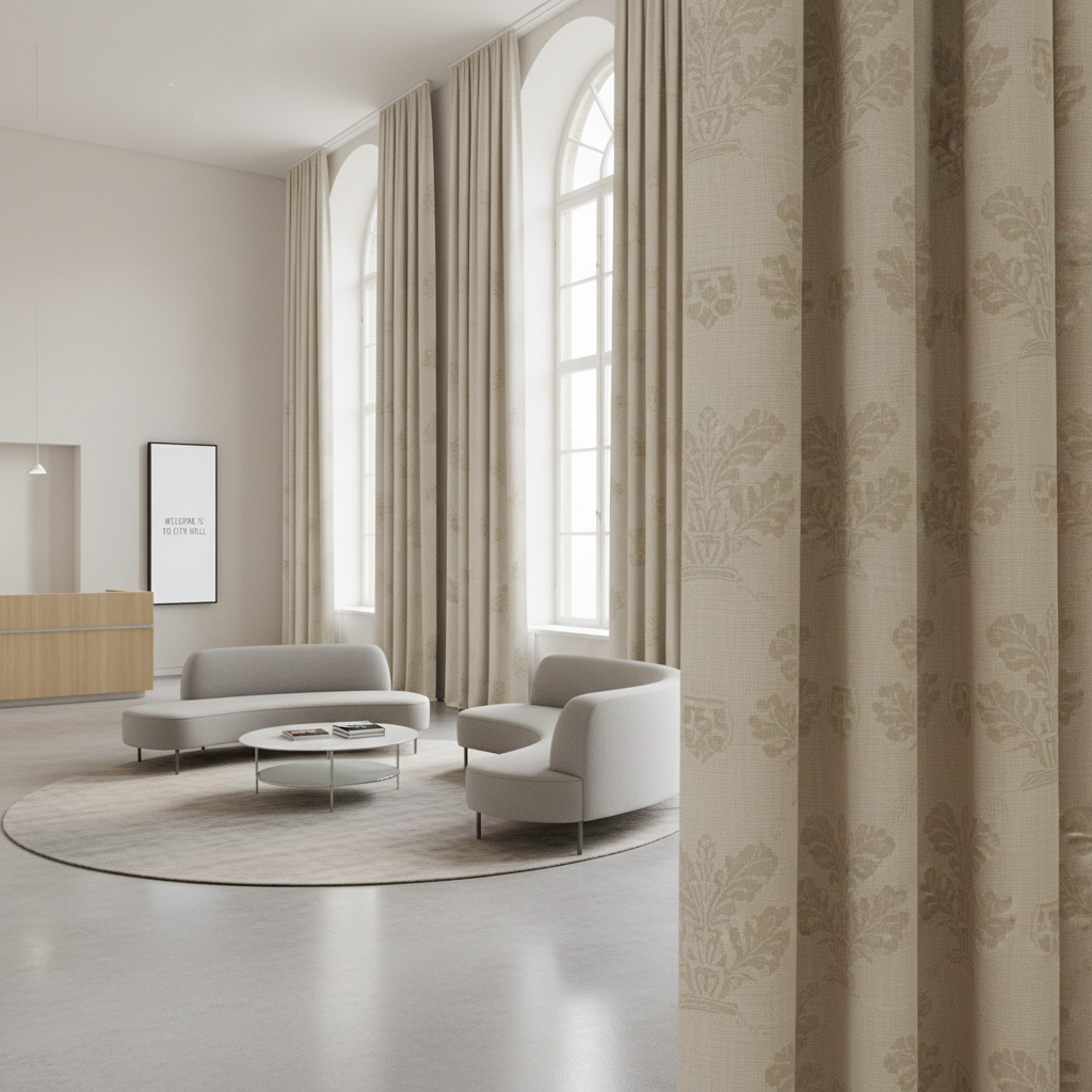 rideau personnalis&eacute; m1 hotel