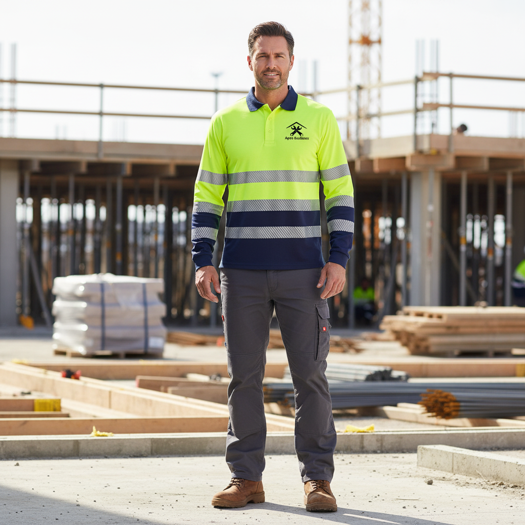 polo haute visibilit&eacute; personnalis&eacute;