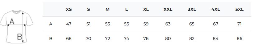 guide des tailles du polo homme personnalis&eacute;