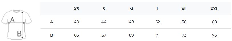 guide taille t-shirt sport femme personnalis&eacute;