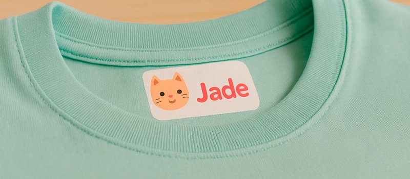C'EST LA RENTRÉE : OPTEZ POUR L'ÉTIQUETTE VÊTEMENT PERSONNALISÉE THERMOCOLLANTE POUR VOS ENFANTS