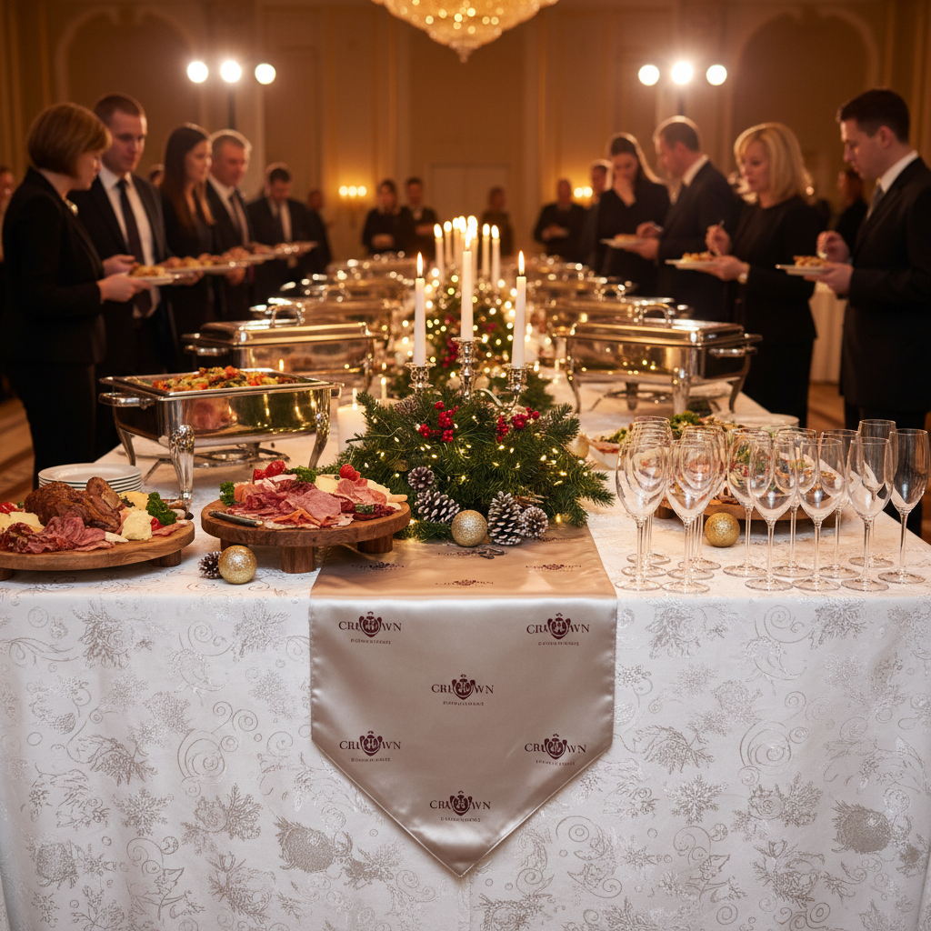 Kerstbuffet decoratie Tissus Print