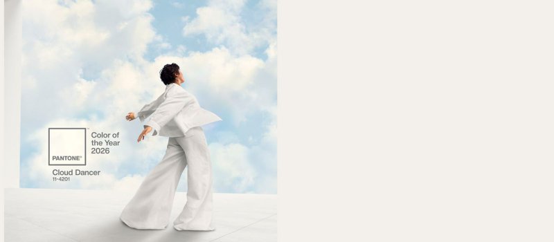 CLOUD DANCER, COLORE PANTONE 2026: COME INTEGRARLO NELLE TUE CREAZIONI TESSILI PERSONALIZZATE?