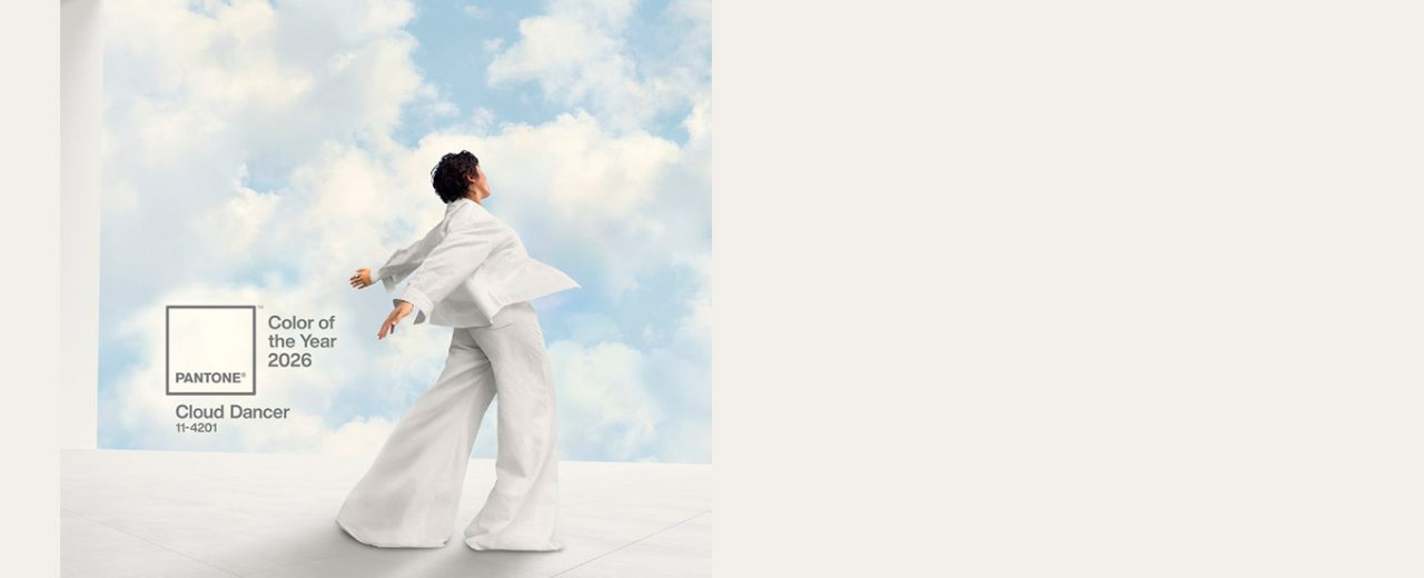 CLOUD DANCER, COLORE PANTONE 2026: COME INTEGRARLO NELLE TUE CREAZIONI TESSILI PERSONALIZZATE?