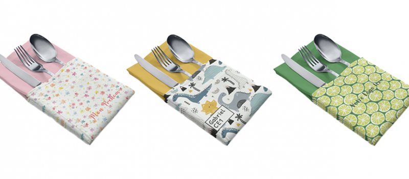 CRÉEZ UNE SERVIETTE DE TABLE PERSONNALISÉE 